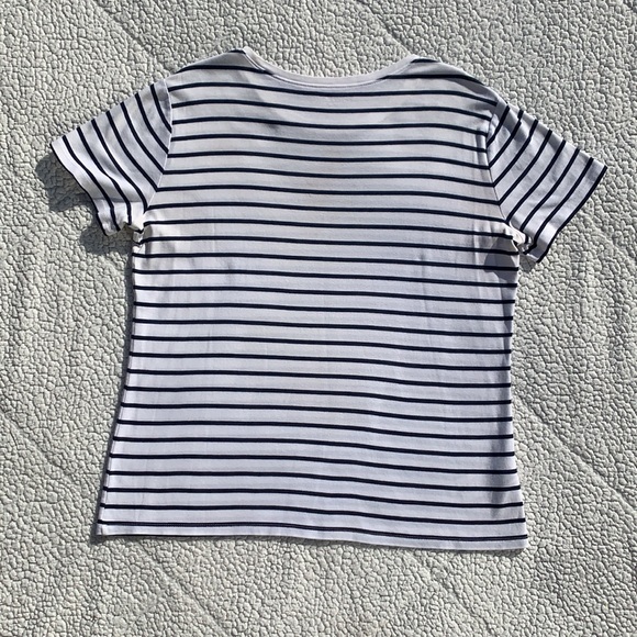 Eddie Bauer Striped Short Sleeve Shirt - Picture 7 of 7